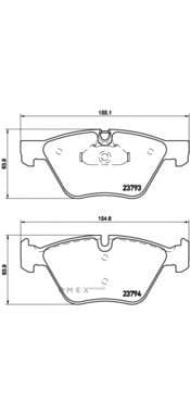 OEM PAD KIT, DISC BRAKE P06057