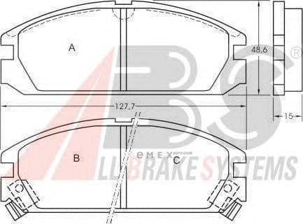 OEM Brake Pads/ABS 36615