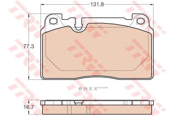 OEM PAD KIT, DISC BRAKE GDB1974