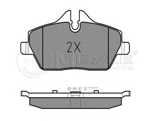 OEM Brake Pad Set, disc brake 0252391517