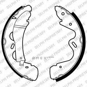 OEM BRAKE SHOE AXLE SET LS2019