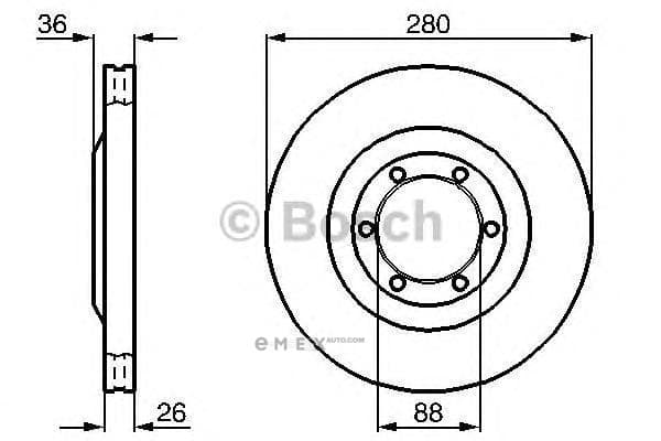 OEM BREMSSCHEIBE 0986478437