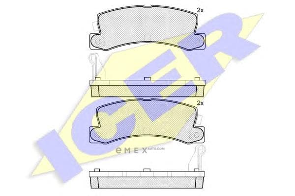 OEM BRAKE PAD TOYOTA 180612