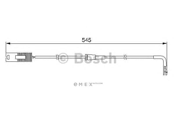 OEM SENSOR ASSY, BRAKE PAD WEAR 1987474940