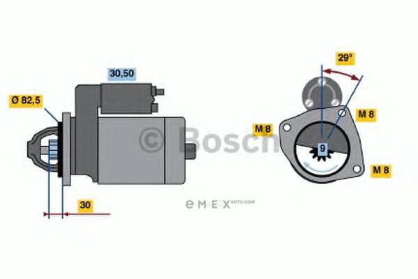 OEM ANLASSER I.A. 0986018950