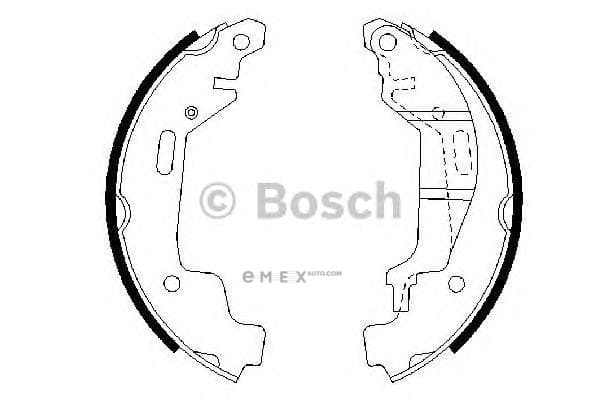 OEM BREMSBACKE 0986487576