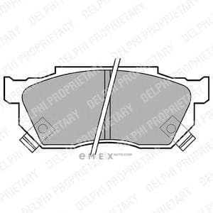 OEM BRAKE PAD AXLE SET LP445