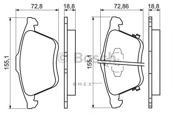 OEM BREMSBELAG 0986494149