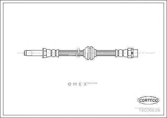 OEM HOSE ASSY, WINDSHIELD WASHER 19026628