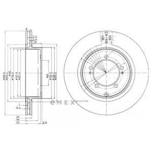 OEM BRAKE DISC (DOUBLE PACK) BG3811