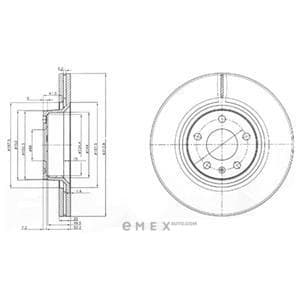 OEM BRAKE DISC (DOUBLE PACK) BG3942