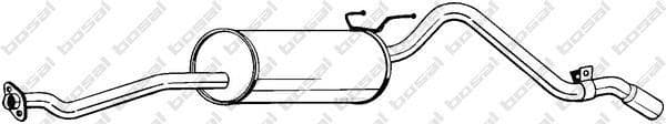 OEM EXHAUST PIPE, MUFFLER 286409