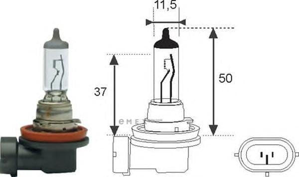 OEM LIGHT BULB 002549100000