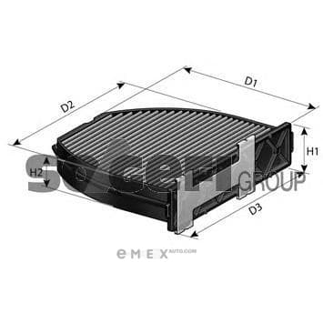 OEM FILTER ASSY, CABIN AIR AHC138