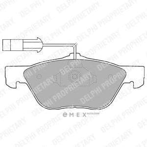 OEM BRAKE PAD AXLE SET LP1537