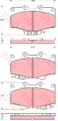 OEM PAD KIT, DISC BRAKE GDB3383