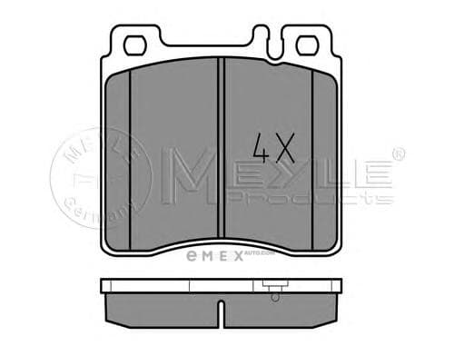 OEM DISC BRAKE PAD SET 0252130318