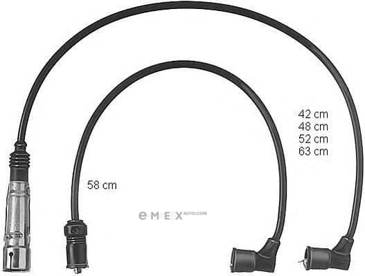 OEM SPARK PLUG WIRE SET ZEF432