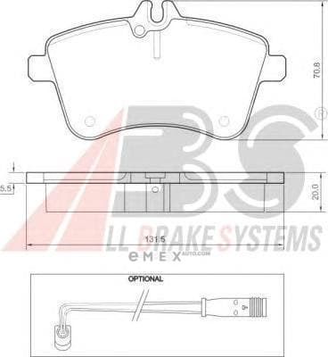 OEM Brake Pads/ABS 37457