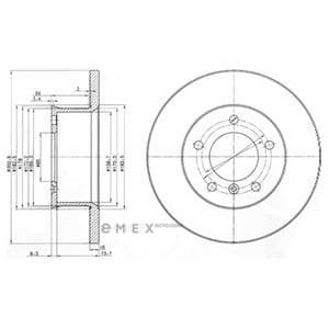 OEM BRAKE DISC (DOUBLE PACK) BG2556