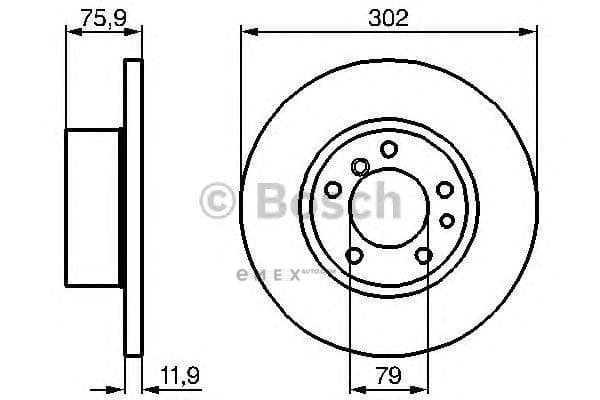 OEM BREMSSCHEIBE 0986478319