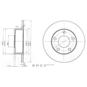 OEM BRAKE DISC (DOUBLE PACK) BG3382