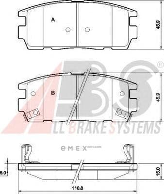 OEM Brake Pads/ABS 37583