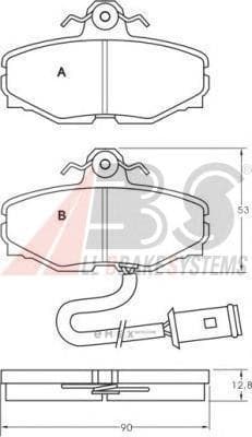 OEM Brake Pads/ABS 36569