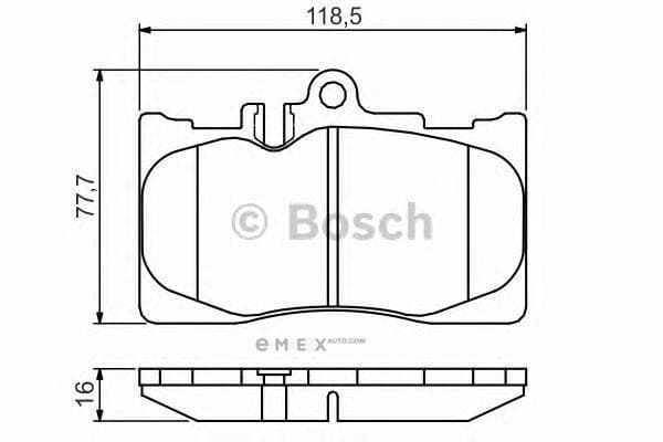 OEM Brake Lining 0986495138