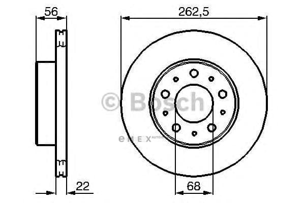 OEM BREMSSCHEIBE 0986478283