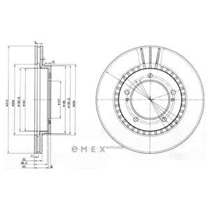 OEM BRAKE DISC (DOUBLE PACK) BG3587