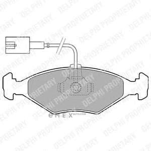 OEM BRAKE PAD AXLE SET LP1855