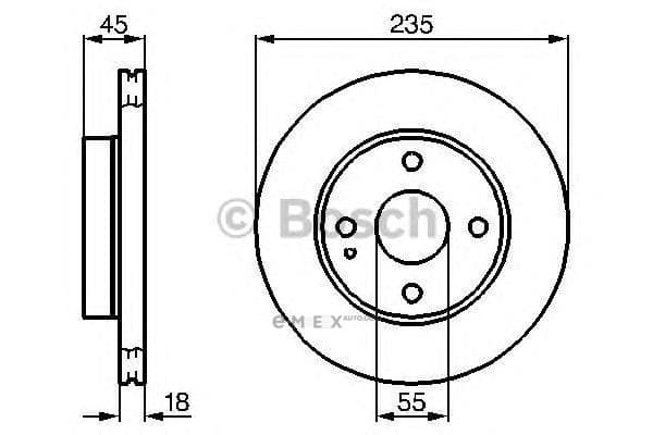 OEM BREMSSCHEIBE 0986478241