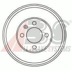 OEM Brake Drums/ABS 7173S