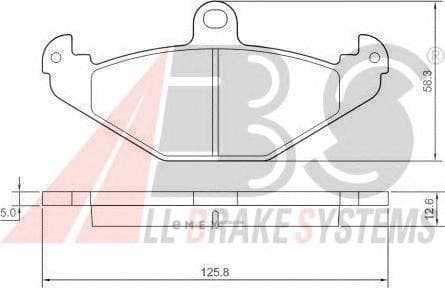 OEM Brake Pads/ABS 37327