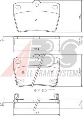 OEM Brake Pads/ABS 37227