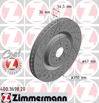 OEM BRAKE ROTOR 400369820