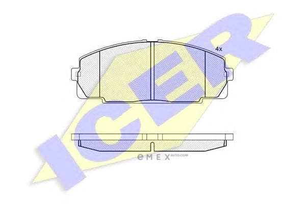 OEM BRAKE PAD F TOYOTA HI ACE 141170