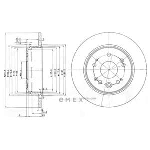 OEM BRAKE DISC (DOUBLE PACK) BG3979