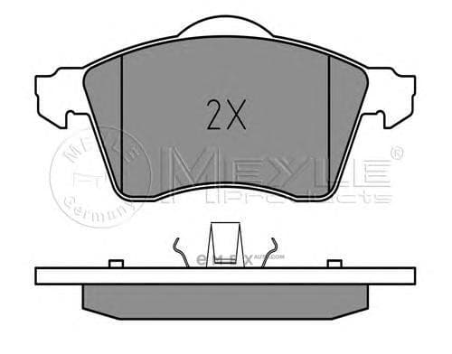 OEM DISC BRAKE PAD SET 0252188319