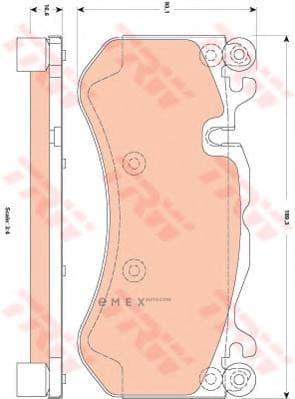 OEM BRAKE PAD GDB1837