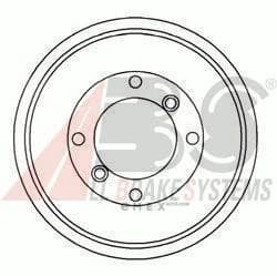 OEM Brake Drums/ABS 2281S