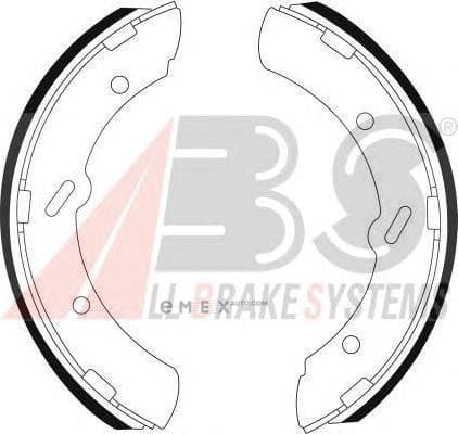 OEM Brake Shoes/ABS 9009