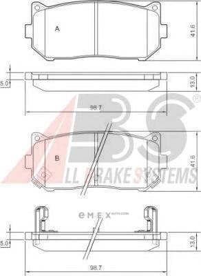 OEM PAD KIT, DISC BRAKE 37045