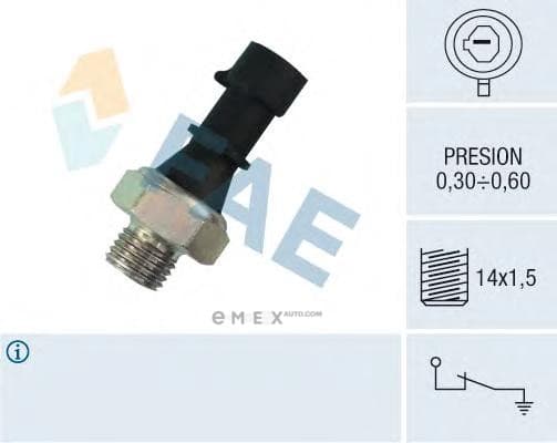 OEM SENSOR ASSY, OIL PRESSURE 12430