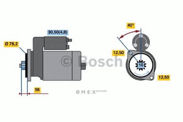 OEM STARTER I. AUST 0986020290