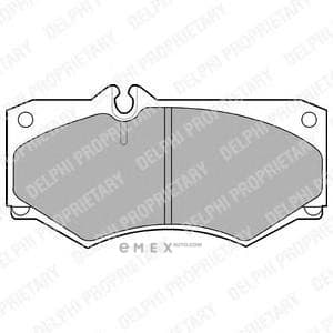 OEM BRAKE PAD AXLE SET LP468