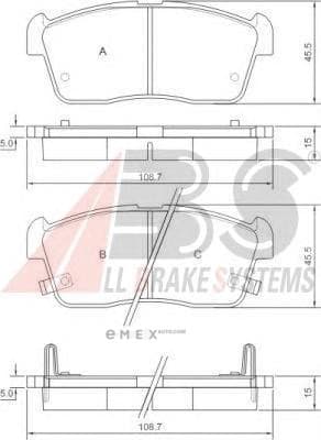 OEM PAD KIT, DISC BRAKE 37222