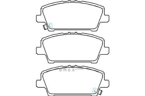 OEM PAD KIT, DISC BRAKE 45022SMGE50