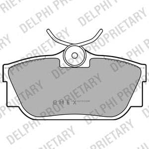 OEM BRAKE PAD AXLE SET LP2019